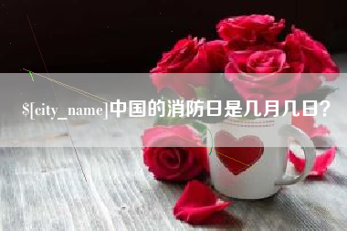 汕尾中国的消防日是几月几日？