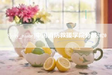 汕尾中国消防救援学院分数2020