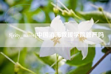 汕尾中国消防救援学院管严吗
