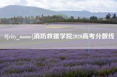 汕尾消防救援学院2020高考分数线