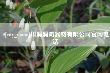 汕尾川消消防器材有限公司官网电话