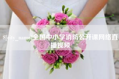 汕尾全国中小学消防公开课网络直播视频