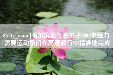 汕尾哈尔滨亚冬会男子5000米接力-需要运动员们在高速滑行中精准地完成
