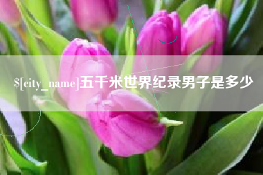 汕尾五千米世界纪录男子是多少