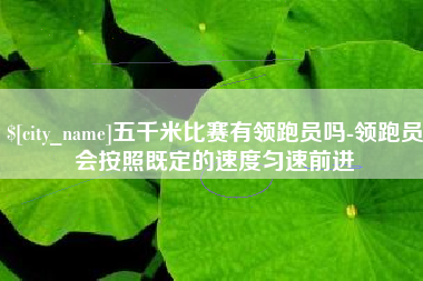 汕尾五千米比赛有领跑员吗-领跑员会按照既定的速度匀速前进