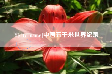 汕尾中国五千米世界纪录