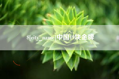 汕尾中国19块金牌