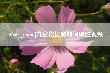 汕尾九宫格比赛如何取胜视频