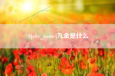汕尾九金是什么