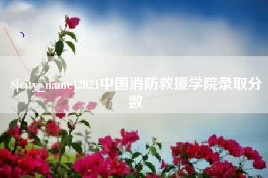 汕尾2021中国消防救援学院录取分数