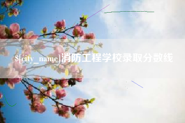 汕尾消防工程学校录取分数线