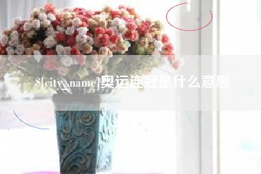 汕尾奥运连冠是什么意思