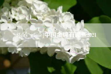 汕尾中国金牌有哪些2021